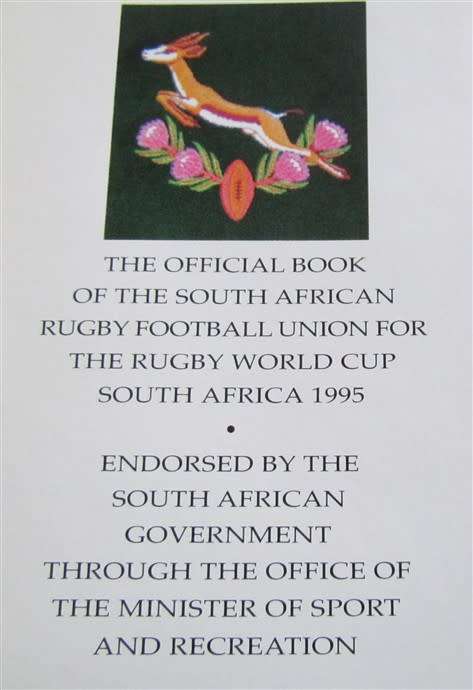 1995 World Cu[ Official Commemorative - Hardcover