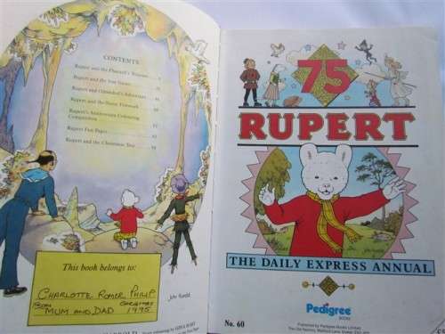 RUPERT THE BEAR - 75th Anniverssary Annual