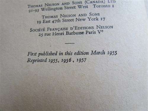 1957 - WESTERN - THE HERITAGE OF THE DESERT - ZANE GREY