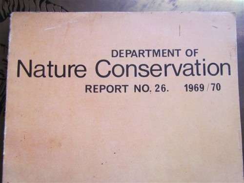 1969/70 Conservation Report + Solid Copper Tray with Zebra - Both for 1 Bid