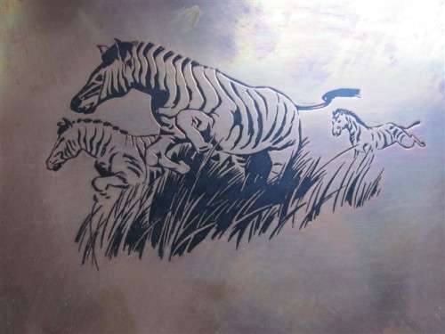 1969/70 Conservation Report + Solid Copper Tray with Zebra - Both for 1 Bid
