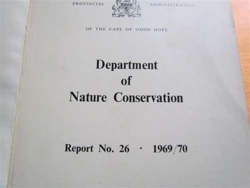 1969/70 Conservation Report + Solid Copper Tray with Zebra - Both for 1 Bid