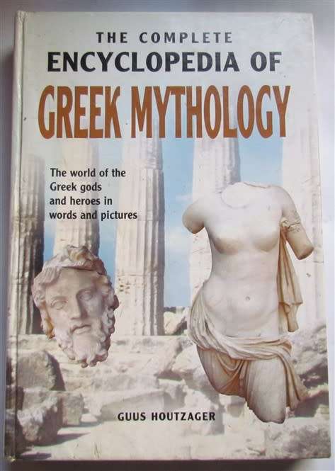 The Complete Encyclopedia of Greek Mythology - Condition issues -see pics