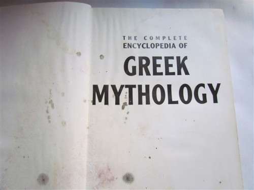 The Complete Encyclopedia of Greek Mythology - Condition issues -see pics