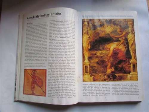 The Complete Encyclopedia of Greek Mythology - Condition issues -see pics