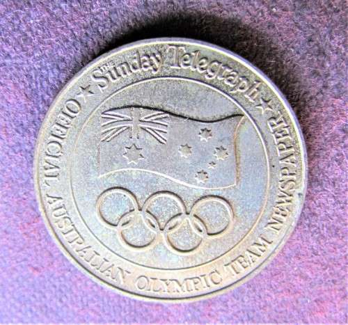 Olympics Atlanta 1996 Australian Commemorative Medal - The Sunday Telegraph