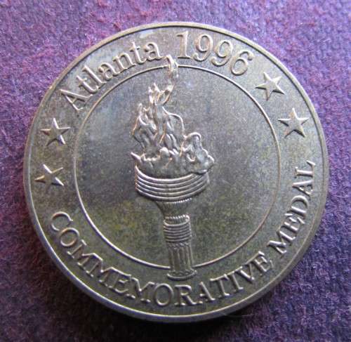 Olympics Atlanta 1996 Australian Commemorative Medal - The Sunday Telegraph