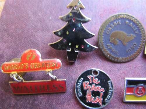 Badge Assortment - Enamelled & Painted , ZImbabwe pin badge - 1 Bid for all