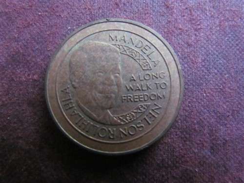 Nelson Mandela "A Long Walf to Freedom" Scoin Medallion