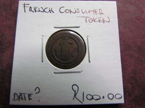 1840 - 1940 French Consumer Token 20c(A)