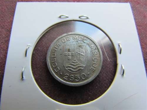1935 MOZAMBIQUE 2$50 Escudo **SILVER**