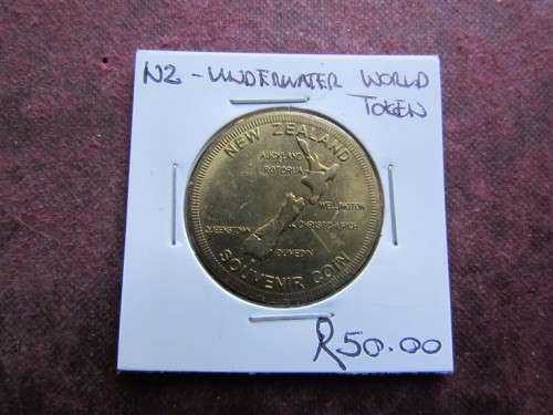 New Zealand Underwater World - Souvenir Coin