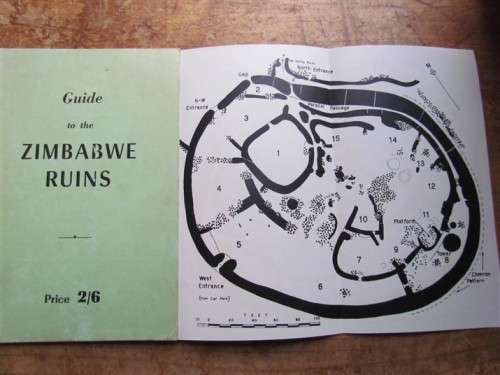 VINTAGE GUIDE TO THE ZIMBABWE RUINS - Maps + Photographs