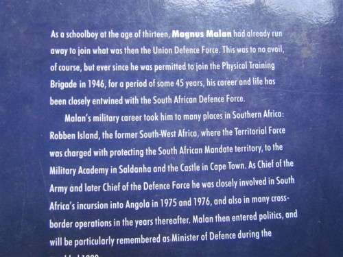 MAGNUS MALAN - MY LIFE WITH THE SA DEFENCE FORCE
