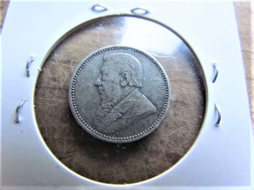 1897 ZAR 6d Sixpence - see details **SILVER**