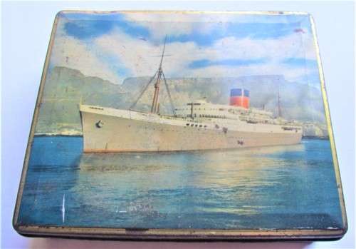 Union Castle Tin - 175mm x 145mm x 40mm