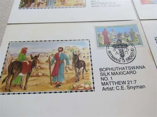 BOP SET OF SILK MAXI CARDS - 1 BID FOR ALL