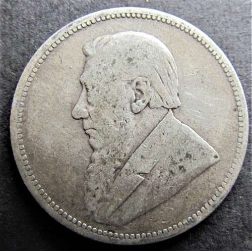 1892 ZAR 2/ Florin **Low Mintage** SILVER **