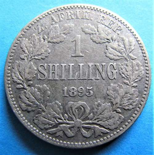 1895 ZAR 1/ Shilling **SILVER**