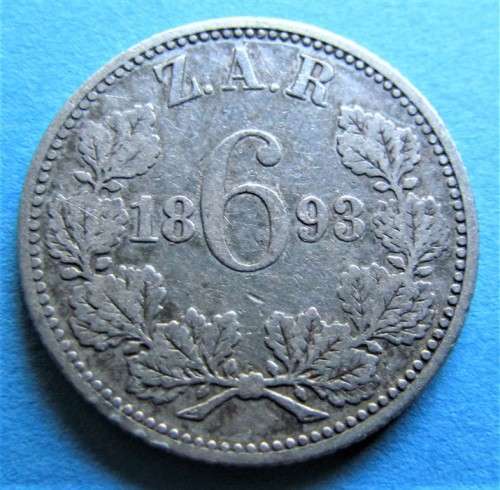 1893 6d Sixpence **SILVER**
