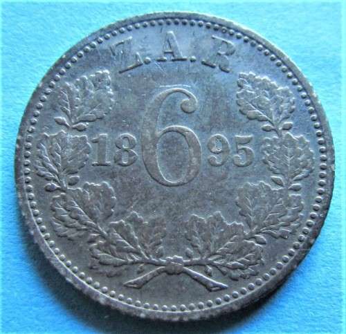 1895 6d Sixpence **SILVER**
