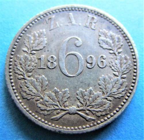1896 6d Sixpence **SILVER**