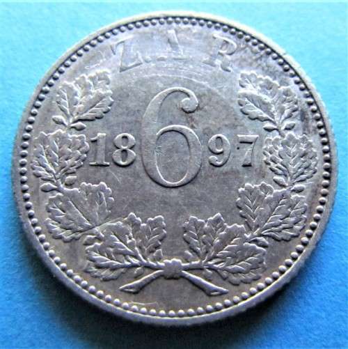 1897 6d Sixpence **SILVER**