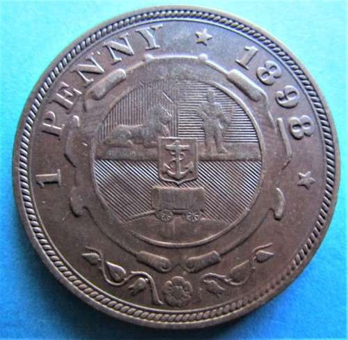 1898 1d ZAR Penny - See Pics for Details & Grade yourself
