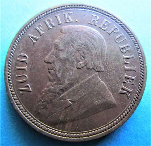1898 1d ZAR Penny - See Pics for Details & Grade yourself