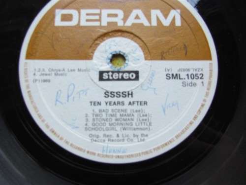VINTAGE LP - SSSSH - TEN YEARS AFTER