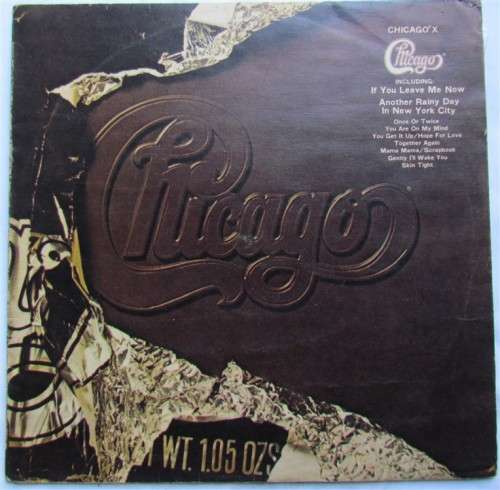 VINTAGE LP - CHICAGO - CHICAGO X