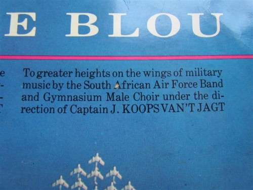 VINTAGE LP - UIT DIE BLOU - SOUTH AFRICAN AIRFORCE BAND