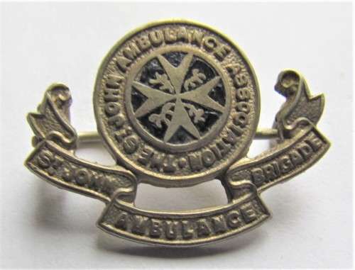 Vintage St John Ambulance Brigade Badge