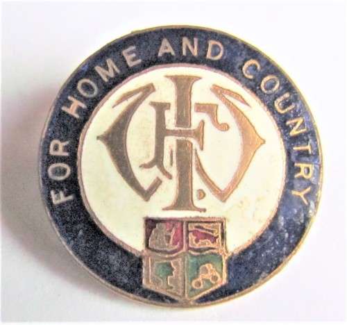Womens Institute for Home and Country Enamelled Badge