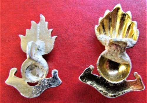 2 X ENGINEERS / ARTILLERY BADGES - 1 BID FOR BOTH
