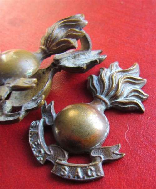 2 X S.A.E.C SA ENGINEER CORP BADGES - 1 BID FOR BOTH