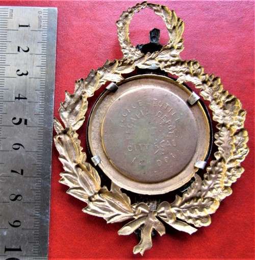 MANCHESTER UNITY OF ODD FELLOWS LARGE SASH BADGE