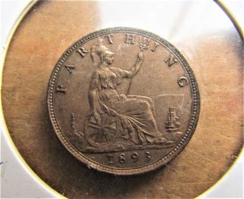 GB 1893 1/4d Farthing