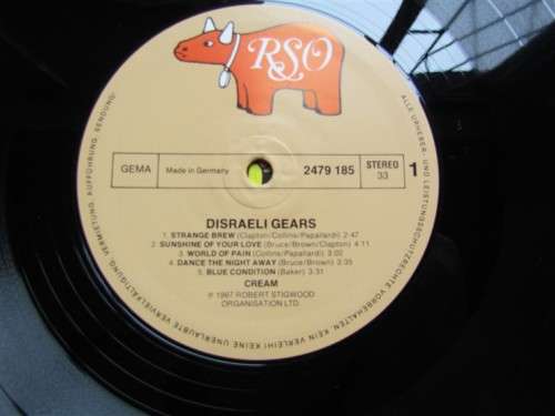 CREAM - DISRAELI GEARS - VINTAGE LP