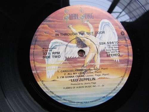LED ZEPPELIN - In Through the Out Door Vintage Vinyl  LP