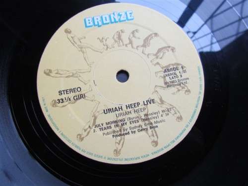 URIAH HEEP - LIVE  1973- VINTAGE 2 X LP SET