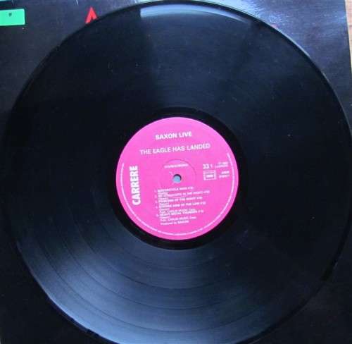 SAXON - THE EAGLE HAS LANDED - LIVE - VINTAGE LP
