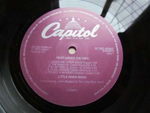 LITTLE RIVER BAND - FIRST UNDER THE WIRE - VINTAGE LP