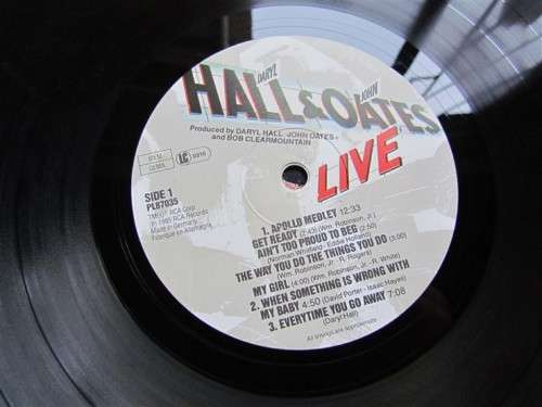 Daryl Hall & John Oates LIVE atThe Apollo - VINTAGE LP