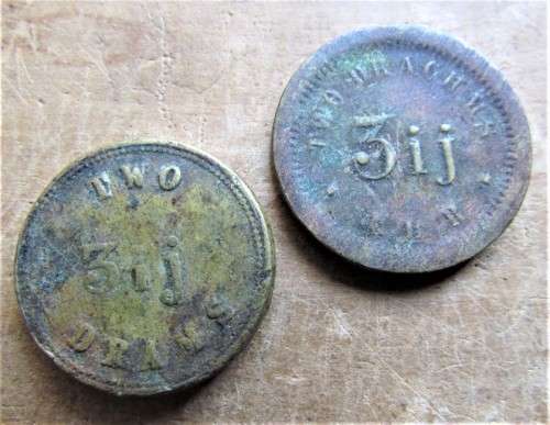 2 x Victorian Weights - 1 Bid for Both
