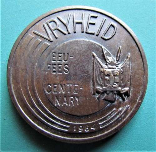 1984 Vryheid Centenary Medallion