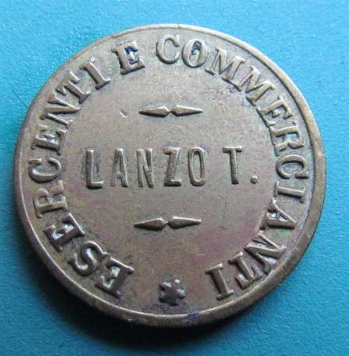 Italian 25c Transport Token - 21mm Diam.