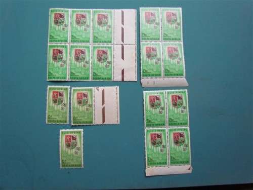 41 x SA Union + RSA Blocks + Single Stamps - See All the Pics
