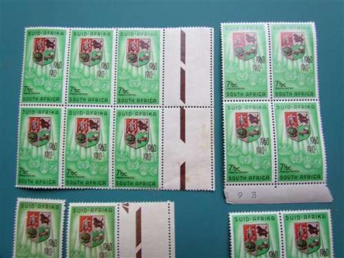 41 x SA Union + RSA Blocks + Single Stamps - See All the Pics