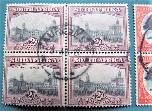 SA UNION BLOCKS OF 4 STAMPS LOT